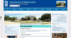 Desktop Screenshot of math.technion.ac.il