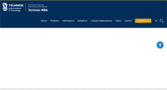 Desktop Screenshot of mba.technion.ac.il
