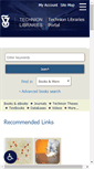 Mobile Screenshot of library.technion.ac.il