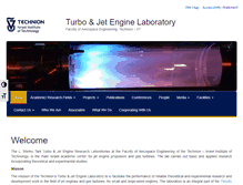 Tablet Screenshot of jet-engine-lab.technion.ac.il