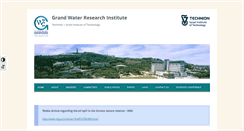 Desktop Screenshot of gwri.technion.ac.il