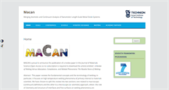 Desktop Screenshot of macan.technion.ac.il